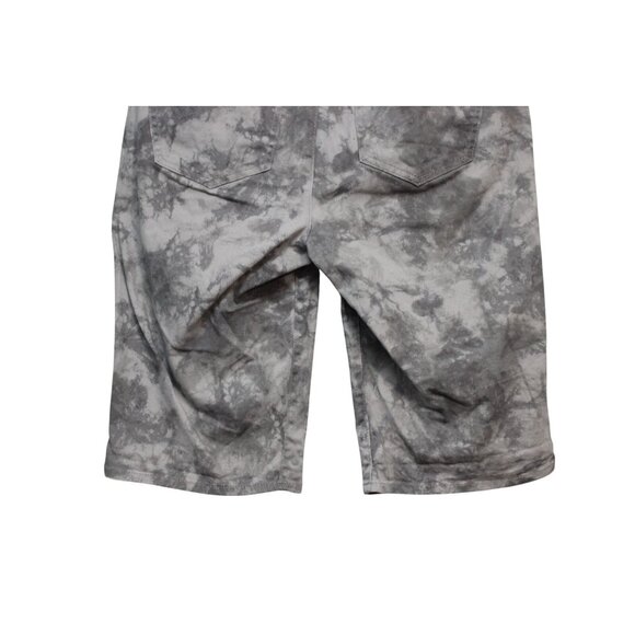 Democracy Ab Solution Bermuda Shorts 14 Petite Stretch Denim Slimming Gray - Picture 7 of 9